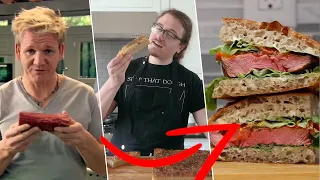 I COMBINED Gordon Ramsay and Joshua Weissman's Recipes to Make the BEST Steak Sandwich Ever