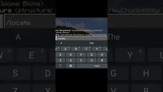 How To Use Locate Command Or How To Find Village #minecraft #locatevillage #shorts
