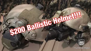 Longfri Ballistic Helmet. Dirt Cheap Ballistic Protection