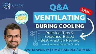 Ventilating During Cooling Babies with HIE   LIVE Replay & Q&A 1