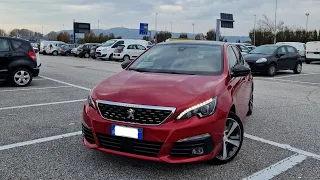 Peugeot 308 diesel (2020) test cosumi dal Veneto alla Sicilia, 1.300 km