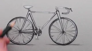 How to Draw a Bicycle: Easy Step by Step