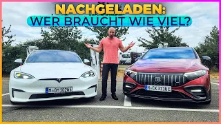 EFFIZIENZ: Model S Plaid vs. EQS Brabus! Tesla unschlagbar?