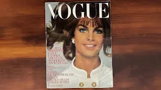 French Vogue January 1967 Jean Shrimpton | ASMR Magazine Flip Through