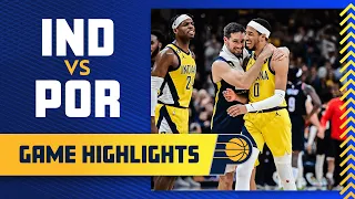 Indiana Pacers Highlights vs. Portland Trail Blazers | January 6, 2023