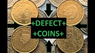 Spain Belgium Netherlands France 50 Cent 1999 $Defect coins RARE$/2 Euro 900.000.000(RF,M,A)