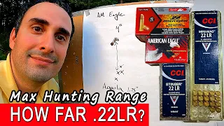 How Far Can You Hunt With A 22LR? | Bullet Drop Test