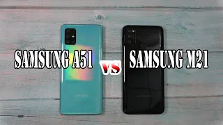 Samsung Galaxy A51 vs Samsung Galaxy M21 | SpeedTest and Camera comparison