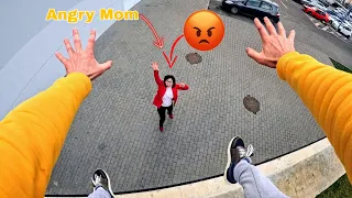 ESCAPING ANGRY MOM 2 (Epic Parkour Pov Chase)