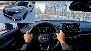 2023 Honda CRV Touring Hybrid - POV Test Drive 3D Audio