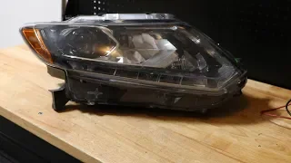 2014-2016 Nissan Rogue OEM Full LED Headlight Test and Disassembly