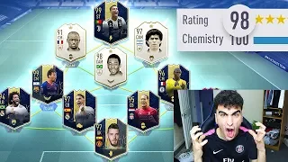 OMG 198 RATED FUT SQUAD! - FIFA 19 ULTIMATE TEAM!