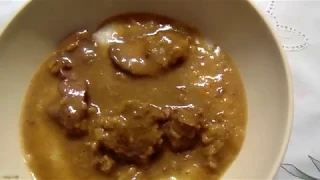 Chicken Livers With Onion Gravy