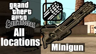 GTA San Andreas Weapons | Minigun All Locations