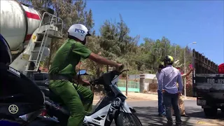 Mui Ne Vietnam: Corrupt Cops took our Rented Scooter from us