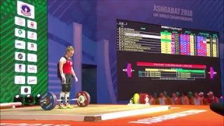 Анастасия Михаленко (BLR) - Women 71kg, Group C, IWF World Championships, Ashgabat 2018