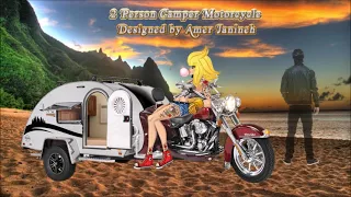 CAMPER HARLEY TRIKE MOTORCYCLE