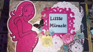 "Little Miracle" Pregnancy Journaling Scrapbook Album (sold out)