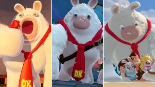 All Rabbid Kong Boss Fights in Mario + Rabbids Kingdom Battle