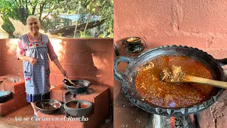 Como No Me Van a Gustar Si Así Están Bien Buenas Lentejas Con Carne en Chile Rojo