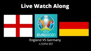 Rob Reacts... Football Euro 2020 - England vs Germany - Live Watch Along