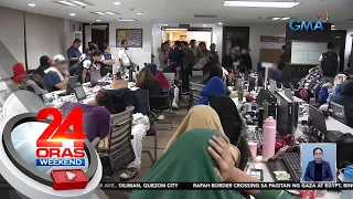 Online lending company sa Makati, sinalakay ng mga awtoridad; vlogger na si... | 24 Oras Weekend