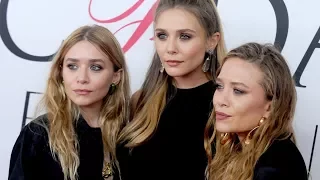 Mary-Kate, Ashley & Elizabeth Olsen arrive to the 2016 CFDA awards