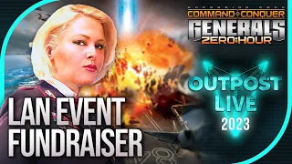 Outpost Live 2023 LAN Event Fundraiser: $100 FFA Challenge | C&C Generals Zero Hour