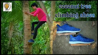 Coconut tree climbing shoes || Coconut tree climbing tool || Inventor Maruf || DIY