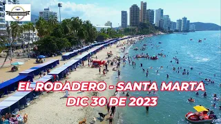 VOLANDO EN DRONE 4K - EL RODADERO   SANTA MARTA