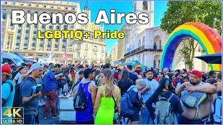 【4K】🏳️‍🌈 Marcha del Orgullo LGBT+ Buenos Aires 2022 | Buenos Aires Gay Pride, Argentina
