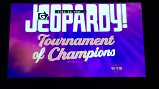 Jeopardy, intro - The Semifinals BEGIN for the 2019 Tournament Of Champions 😃 (11/11/19)