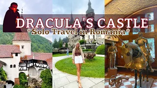 Solo Travel Vlog: VISITING DRACULA'S CASTLE in ROMANIA!