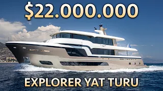 $22.000.000'lık DÜNYAYI Gezebilen LÜKS Explorer YAT Turu!