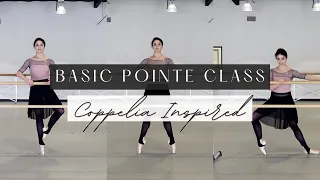 Basic Pointe Class | Coppelia Inspired 💖 | Simple but HARD! All Levels | Kathryn Morgan