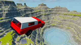 Cars VS Leap Of Death #6 - BeamNG.Drive