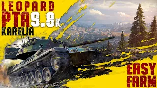 Leopard PTA || Karelia || 9.8k Damage || Easy Farm