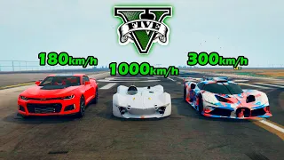 Los CARROS más RÁPIDOS de gta 5!!! (1000kmph)