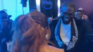 FUNKE AKINDELE WOWS ONLOOKERS AS SHE DANCES WITH EX-HUSBAND, JJC AT HER MOVIE PREMIERE#funkeakindele