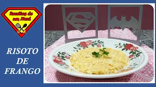 COMO FAZER RISOTO DE FRANGO COM ARROZ ARBÓREO | RECEITAS DE UM NERD