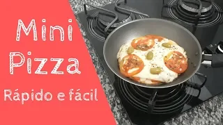 MINI PIZZA NA FRIGIDEIRA EM 10 MINUTOS | SUPER FÁCIL E RÁPIDA