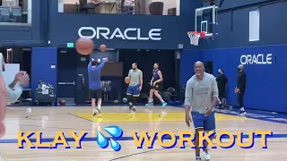 📺 Klay Thompson workout after Golden State Warriors practice, day before Philadelphia 76ers