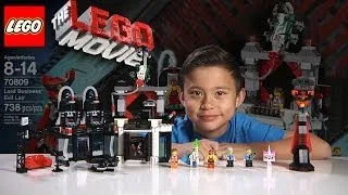 LORD BUSINESS' EVIL LAIR - LEGO MOVIE Set 70809 & BLIND BAG - Time-lapse Build, Unboxing & Review!