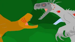 Blue x indoraptor (part 5)/T-rex vs Indonymus Rex/