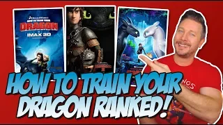 All 3 How to Train Your Dragon Films Ranked!  (w/ How to Train Your Dragon The Hidden World)