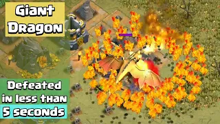 Giant Dragon Speedrun | Clash of Clans