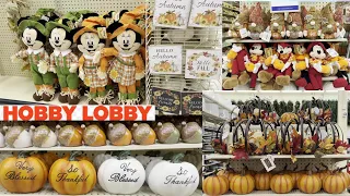 HOBBY LOBBY FALL SNEAK PEAK  |NEW FALL DECOR |SHOP WITH ME 2024 |FALL DECOR 2024| NEW FINDS