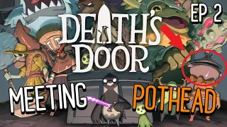 Exploring Estate of The Urn Witch and The Ceramic Manor! Let's Play Death's Door Part 2