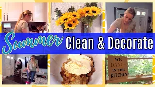 SUMMER CLEAN AND DECORATE WITH ME 2021 / SUMMER CLEANING MOTIVATION