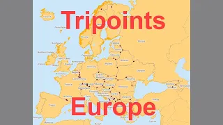 Tripoints Europe on Map | Interesting border junctions